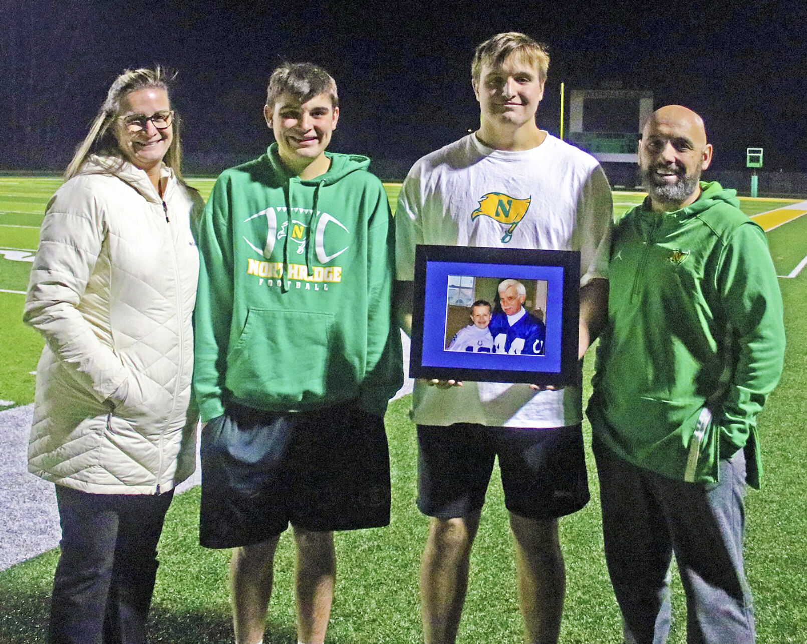 Kaehr family with Bill Borne picture